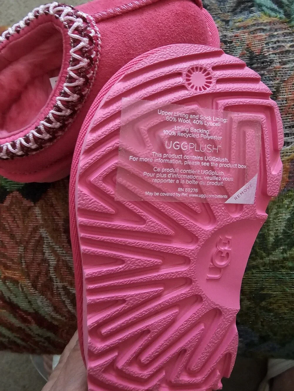 UGG plush slippers